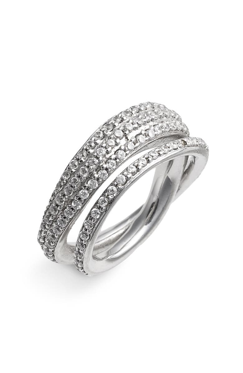 Tom Binns 'Bejewelled' Double Ring, Main, color, 