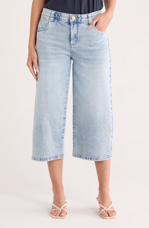 Relaxed Crop Capri Jeans