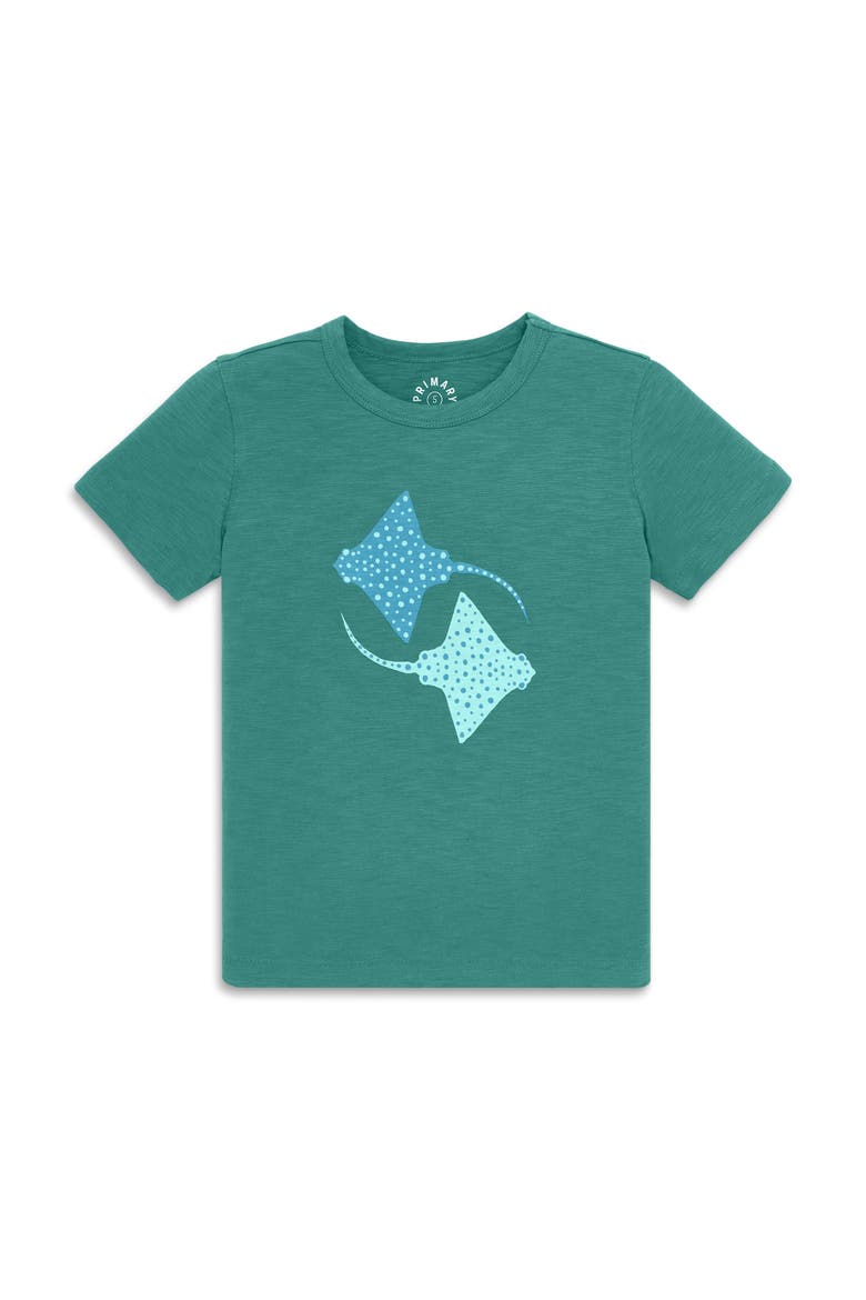 Kids Stingray Tee, Main, color, Sunwashed Teal Sting Ray
