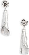 Karine Sultan Bugle Drop Earrings
