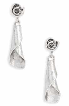 Karine Sultan Bugle Drop Earrings