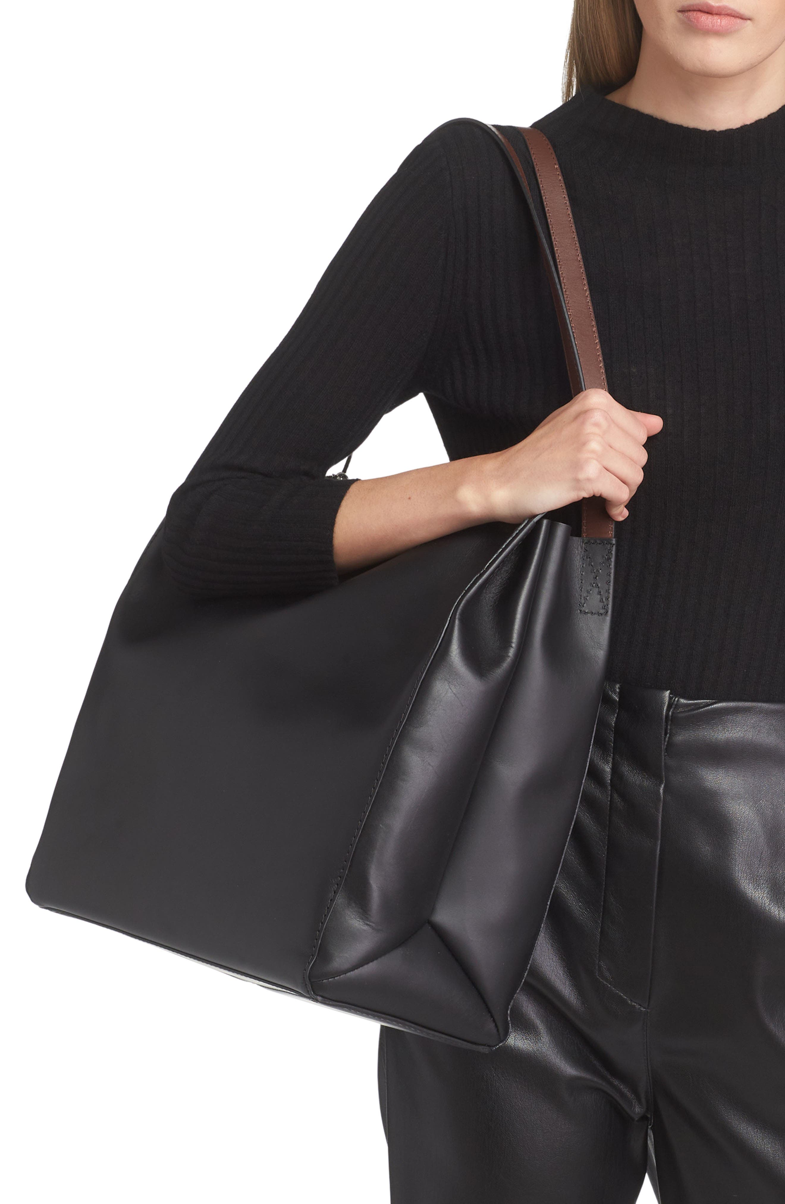 rag & bone Passenger Leather Tote, Alternate, color, 