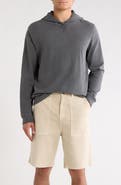 Marine Layer Lux Slub Organic Cotton Long Sleeve Hoodie