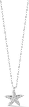 GLAZE JEWELRY Cubic Zirconia Starfish Pendant Necklace