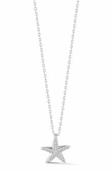 GLAZE JEWELRY Cubic Zirconia Starfish Pendant Necklace
