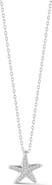 GLAZE JEWELRY Cubic Zirconia Starfish Pendant Necklace