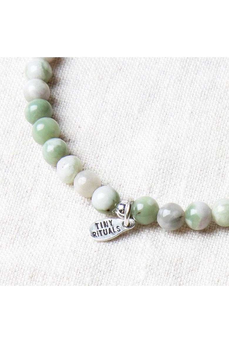 Peace Jade Energy Bracelet, Alternate, color, Light Green / Cream