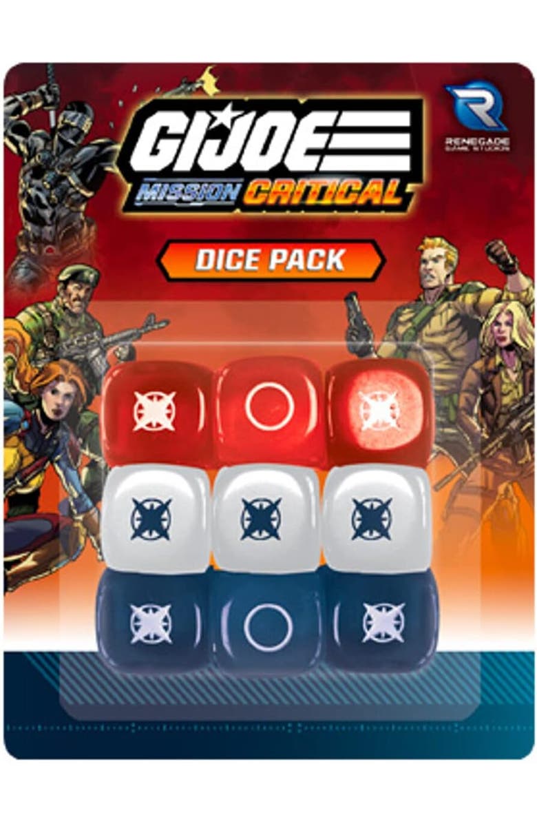 Renegade Game Studios G.I. JOE Mission Critical Dice Pack, Main, color, Multicolored