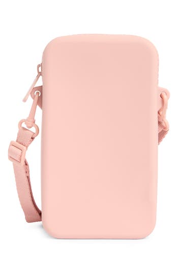 Mytagalongs Silicone Phone Crossbody In Pink