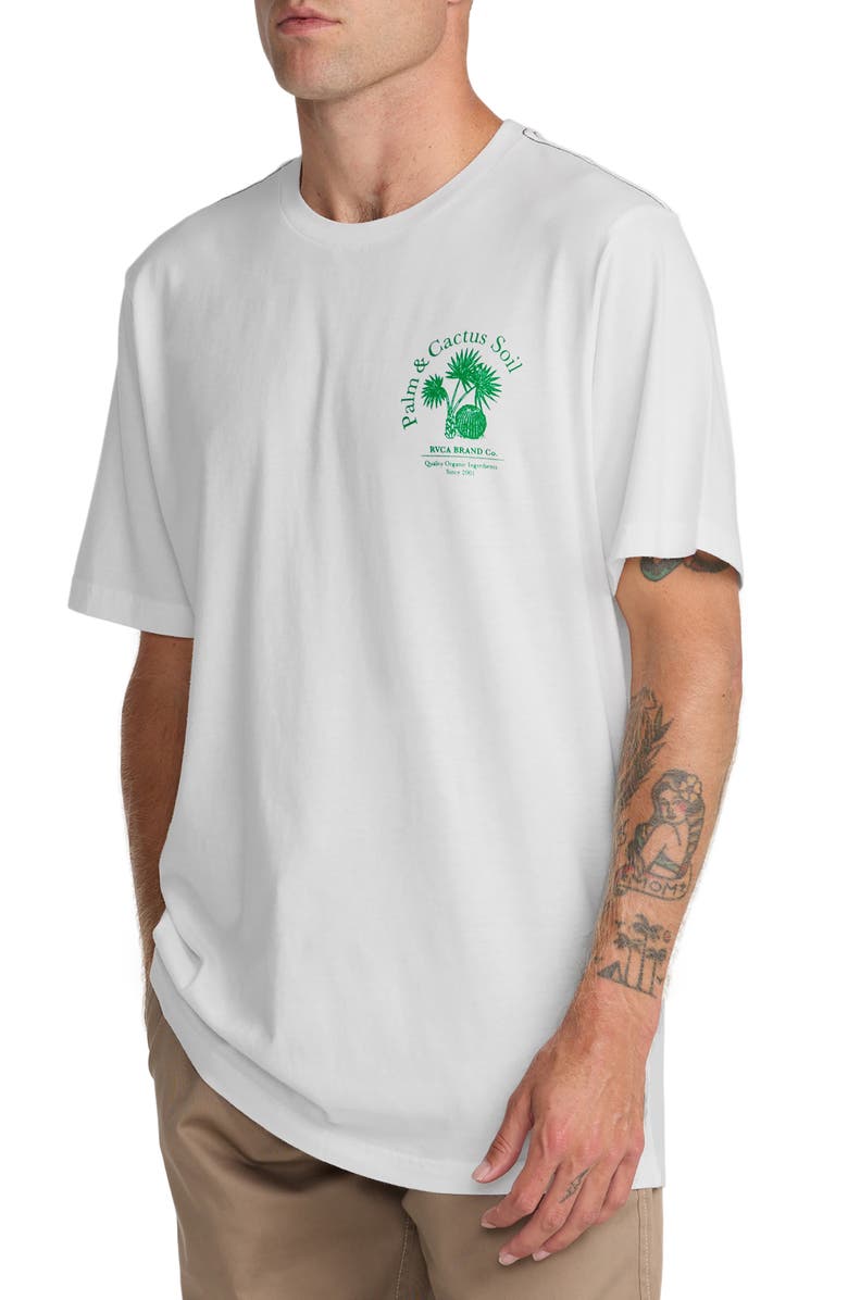 RVCA Soil Co. Cotton Graphic T-Shirt, Alternate, color, Antique White