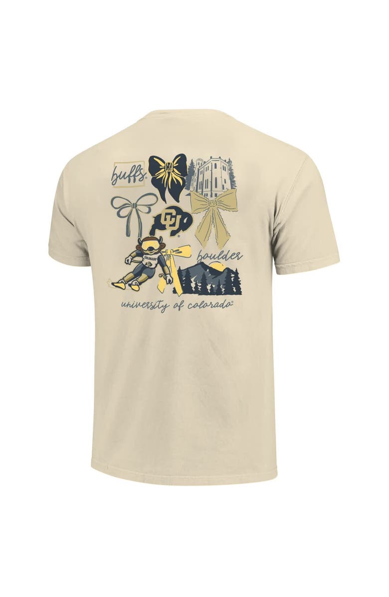 Comfort Colors Women's Comfort Colors Cream Colorado Buffaloes Coquette T-Shirt, Alternate, color, 