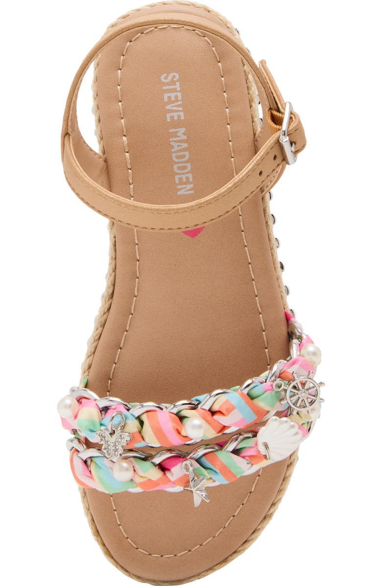 Steve Madden Kids' Jgizmo Platform Sandal, Alternate, color, Pink/ Green Multi