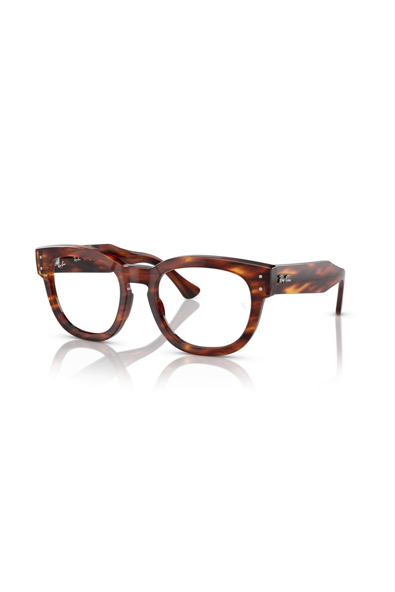 50mm Square optical glasses, Main, color, Brown