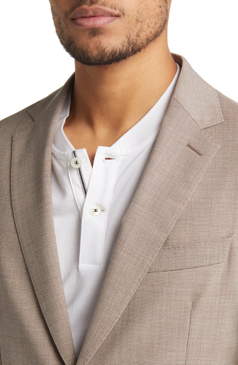 BOSS Hanry Virgin Wool Sport Coat, Alternate, color, Light Beige