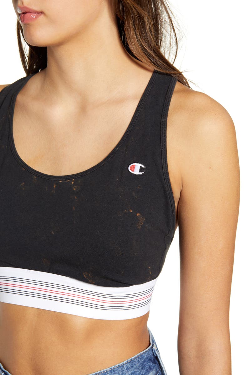 Champion Acid Wash Bra Top, Alternate, color, 