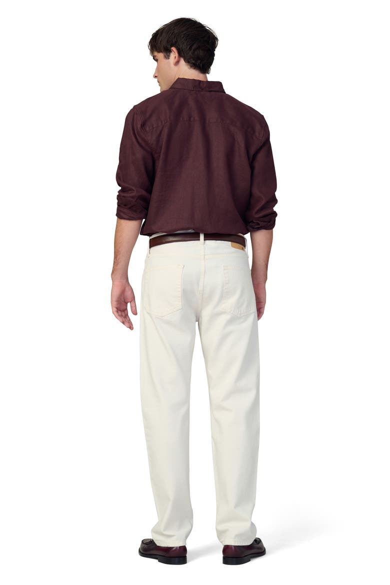 The Relaxed Straight Leg Jeans, Alternate, color, ECRU