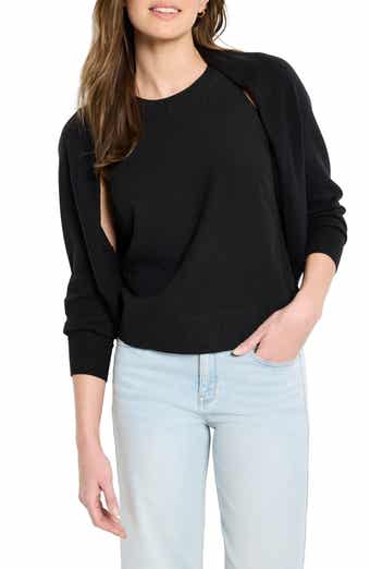 NIC+ZOE Cotton Blend Shrug Cardigan