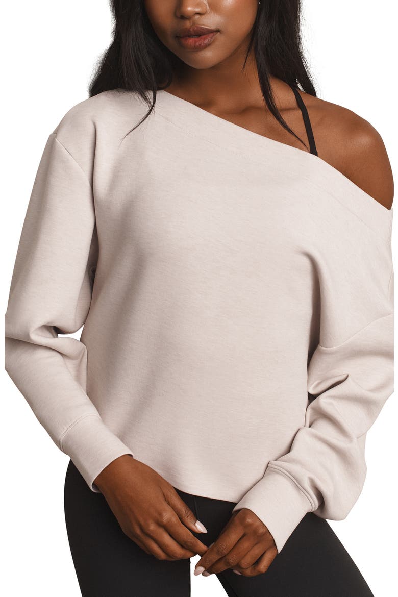 Dreamglow Bateau Sweatshirt, Main, color, SAND