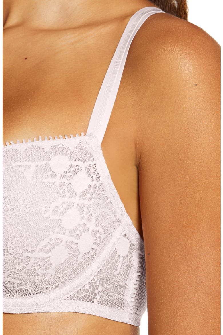 Day to Night Underwire Demi Bra, Alternate, color, WHITE