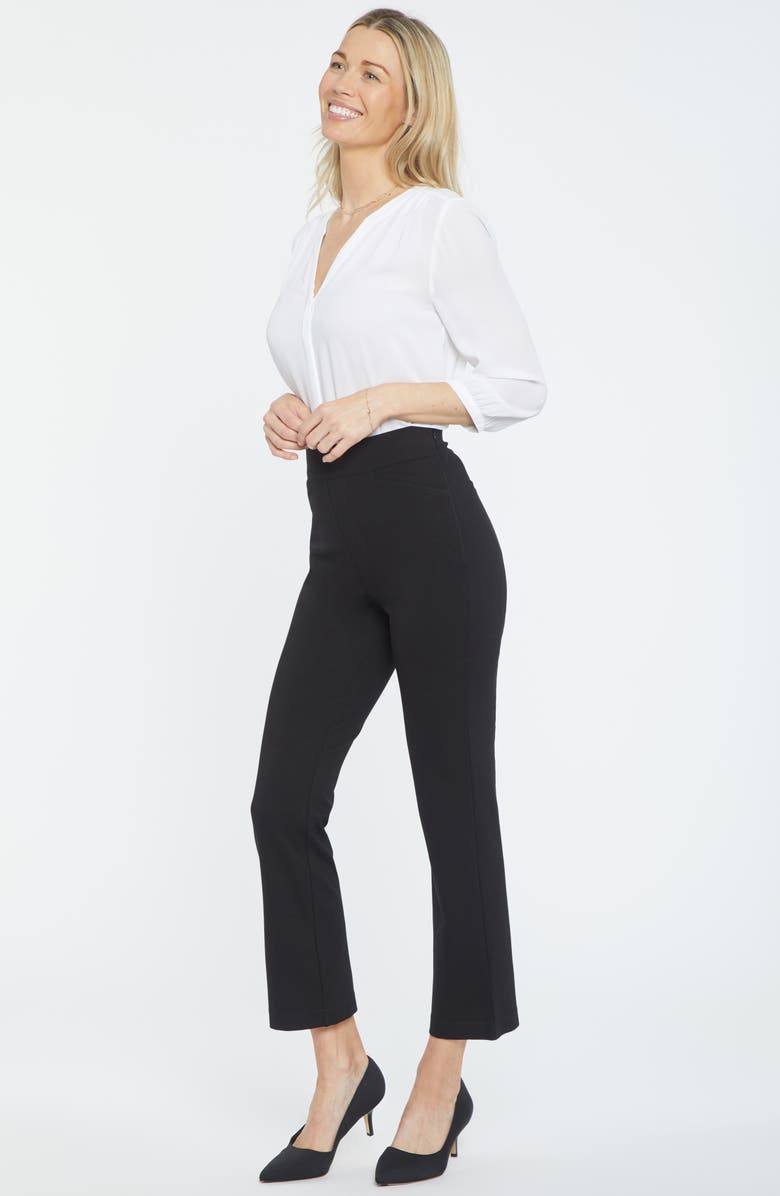NYDJ Crop Straight Leg Pants, Alternate, color, Black