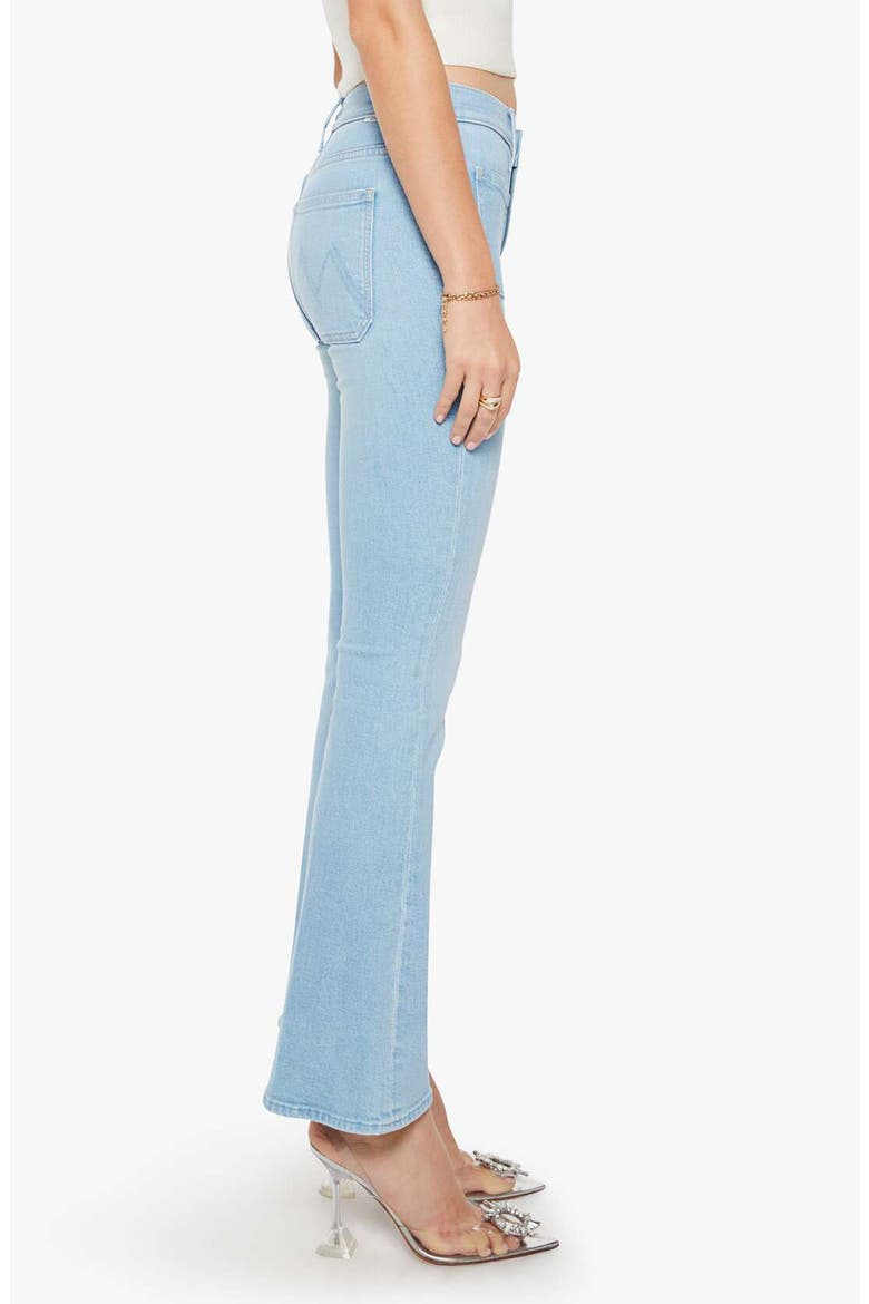 The Patch Pocket Mid Rise Flare Jeans, Alternate, color, SAUCED BY SIX