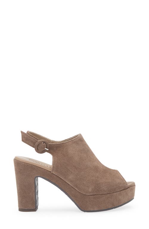Cordani Tess Slingback Platform Sandal In Brown