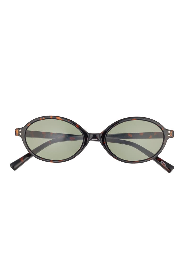 51mm Oval Sunglasses, Main, color, TORTOISE