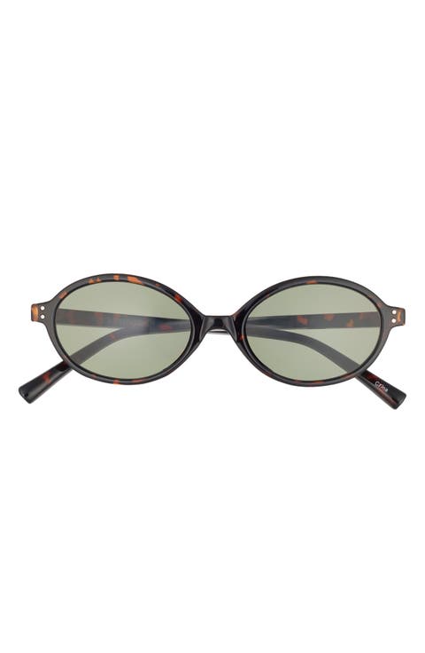 51mm Oval Sunglasses