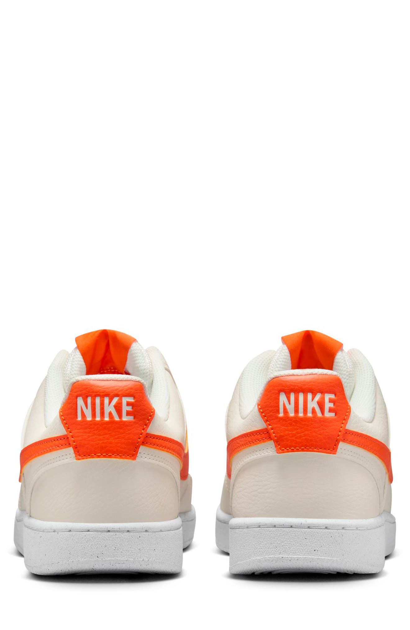 Court Vision Next Nature Sneaker, Alternate, color, SAIL/ SAFETY ORANGE/ WHITE