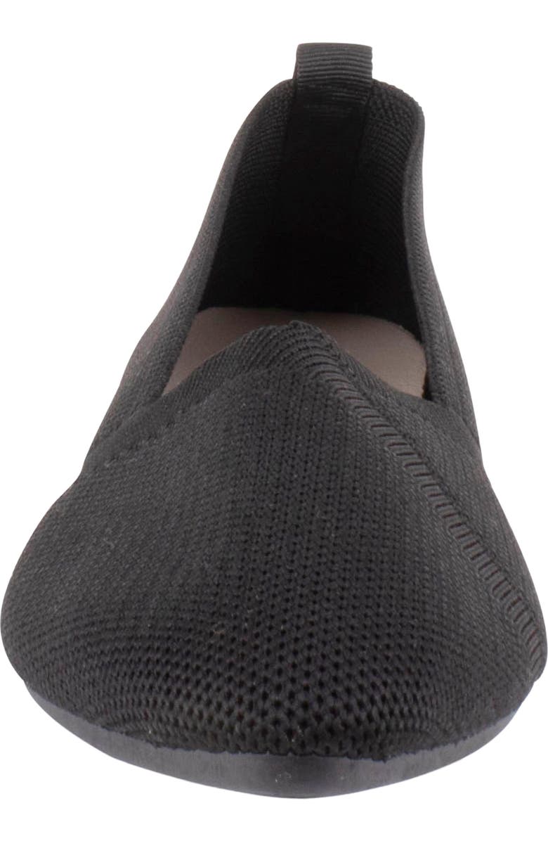 Tahari Bali Ballet Flat, Alternate, color, Black