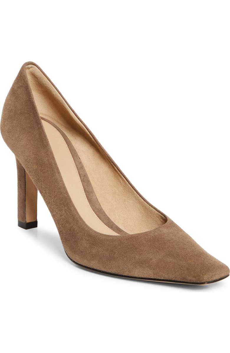The Row Carla Pump, Main, color, Dark Taupe