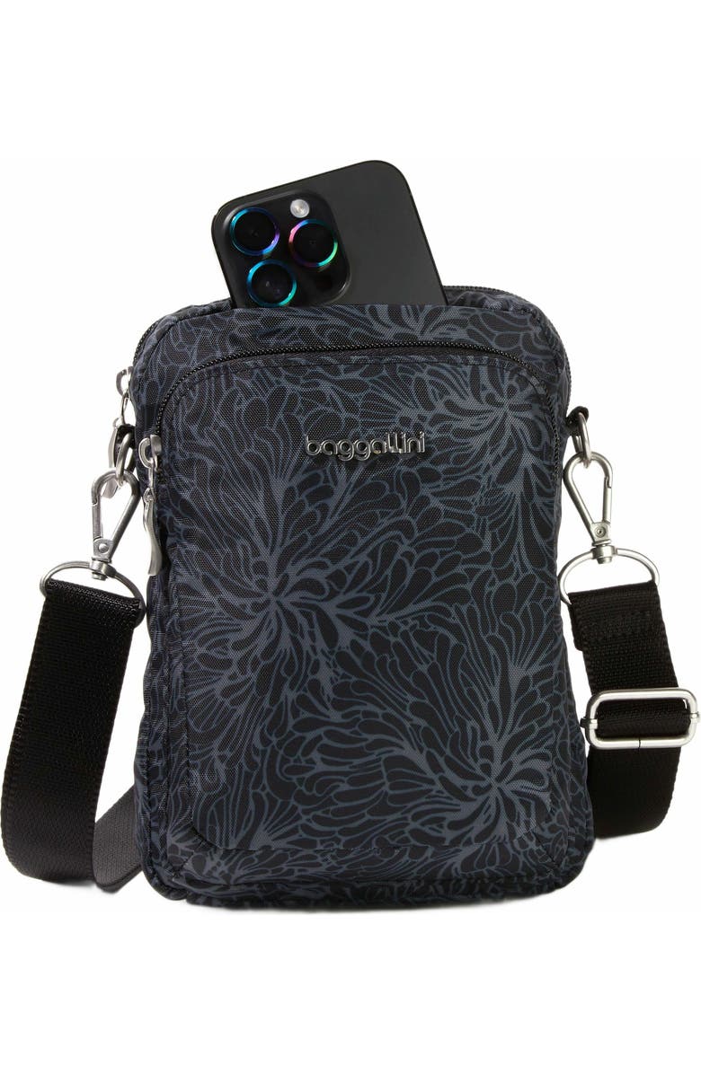 BAGGALLINI Modern Everywhere Explorer Small Crossbody Bag, Alternate, color, Midnight Blossom