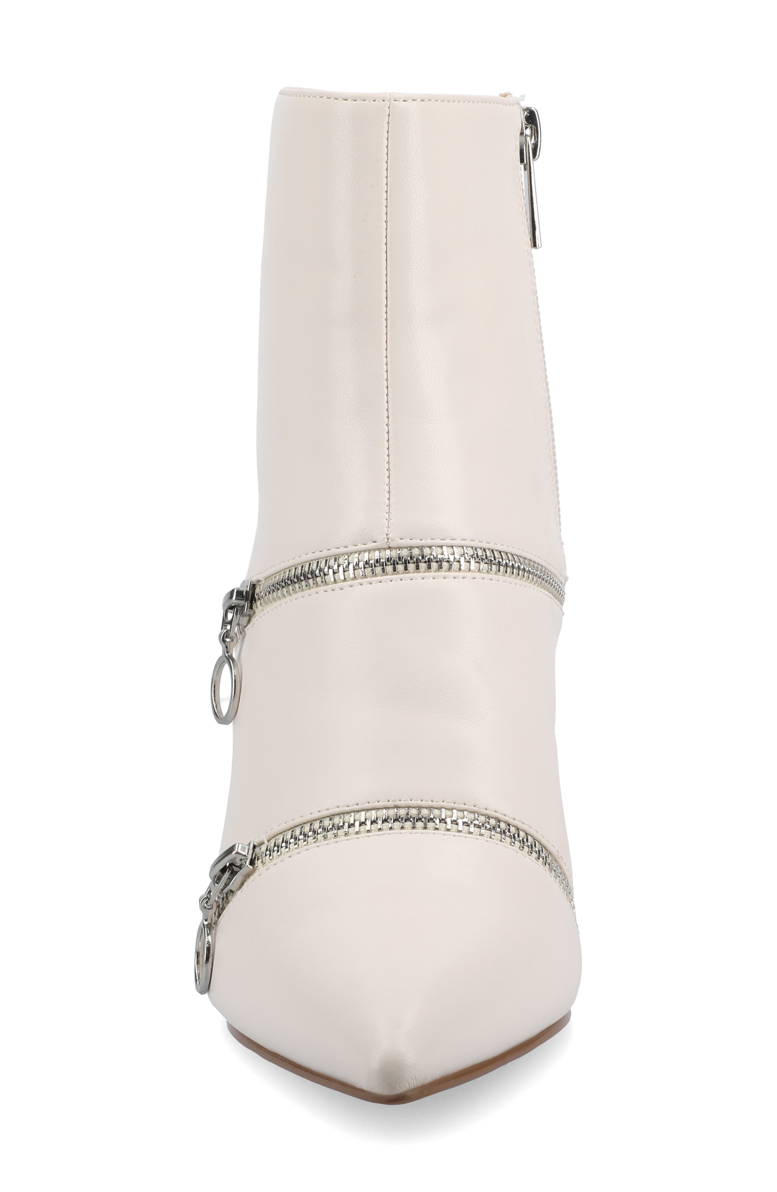 Journee Collection Catoa Zip Boot - Wide Width Available, Alternate, color, Bone