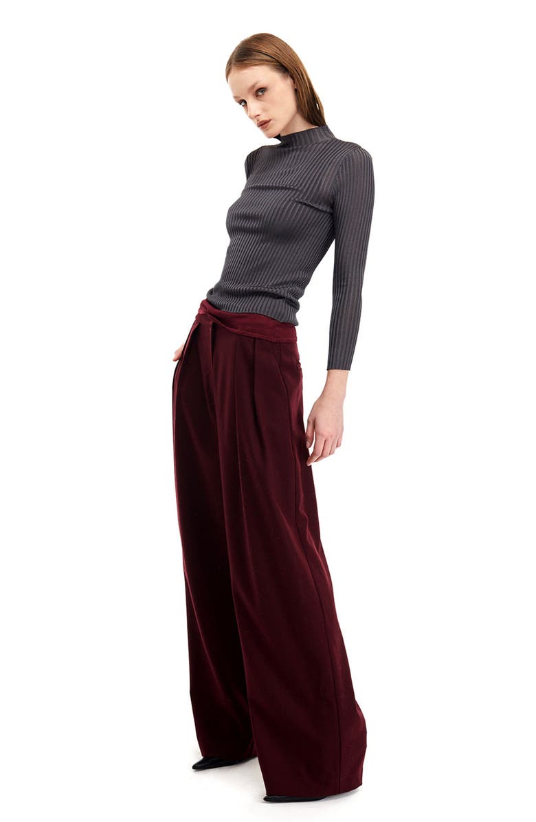 Mother of All Hedi Pants, Alternate, color, Burgundy