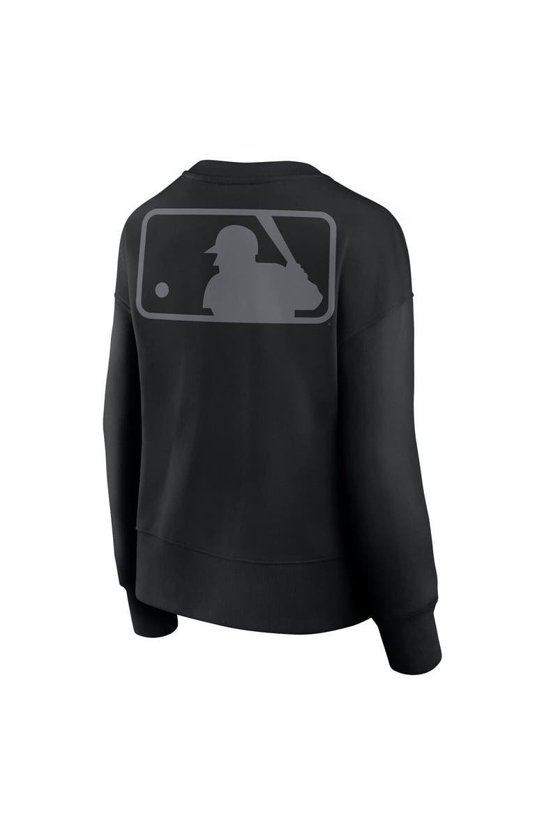 FANATICS Women's Fanatics Black MLB Elements Flow Pullover Sweatshirt, Alternate, color, Black