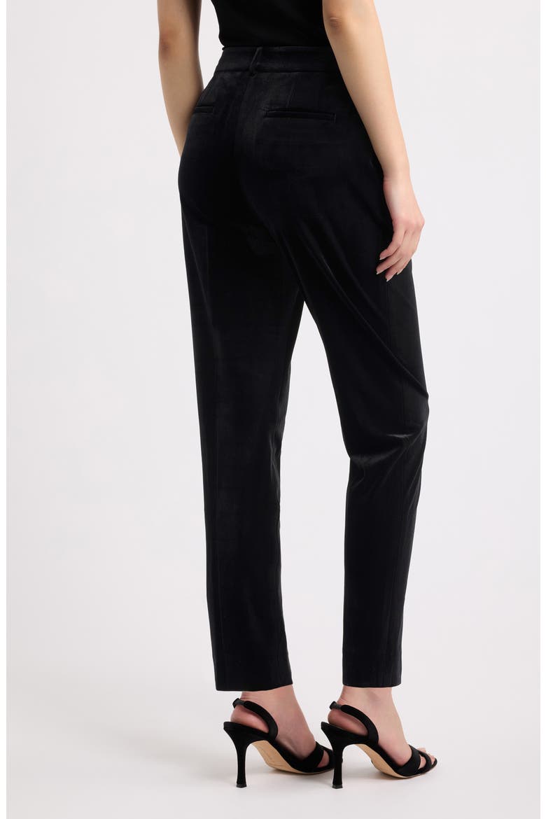 Velvet Classic Ankle Pants, Alternate, color, BLACK