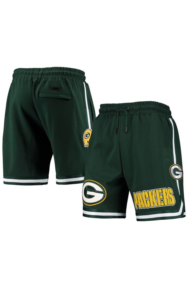 PRO STANDARD Men's Pro Standard Green Green Bay Packers Core Shorts, Main, color, 
