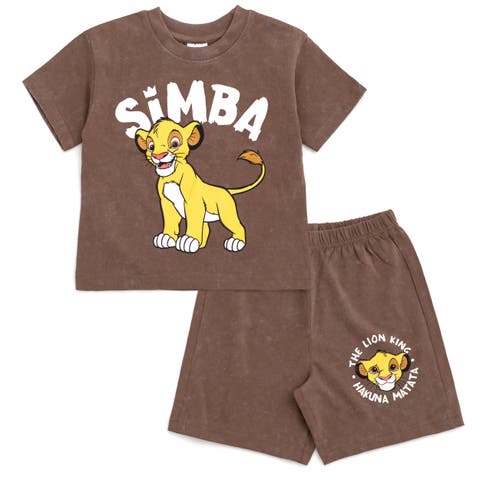 Lion King 2-Piece T-Shirt and Shorts Set (Toddler, Little Kid & Big Kid)