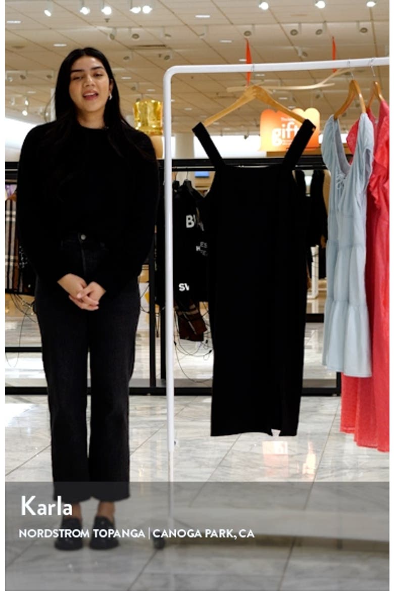 Square Neck Midi Dress video