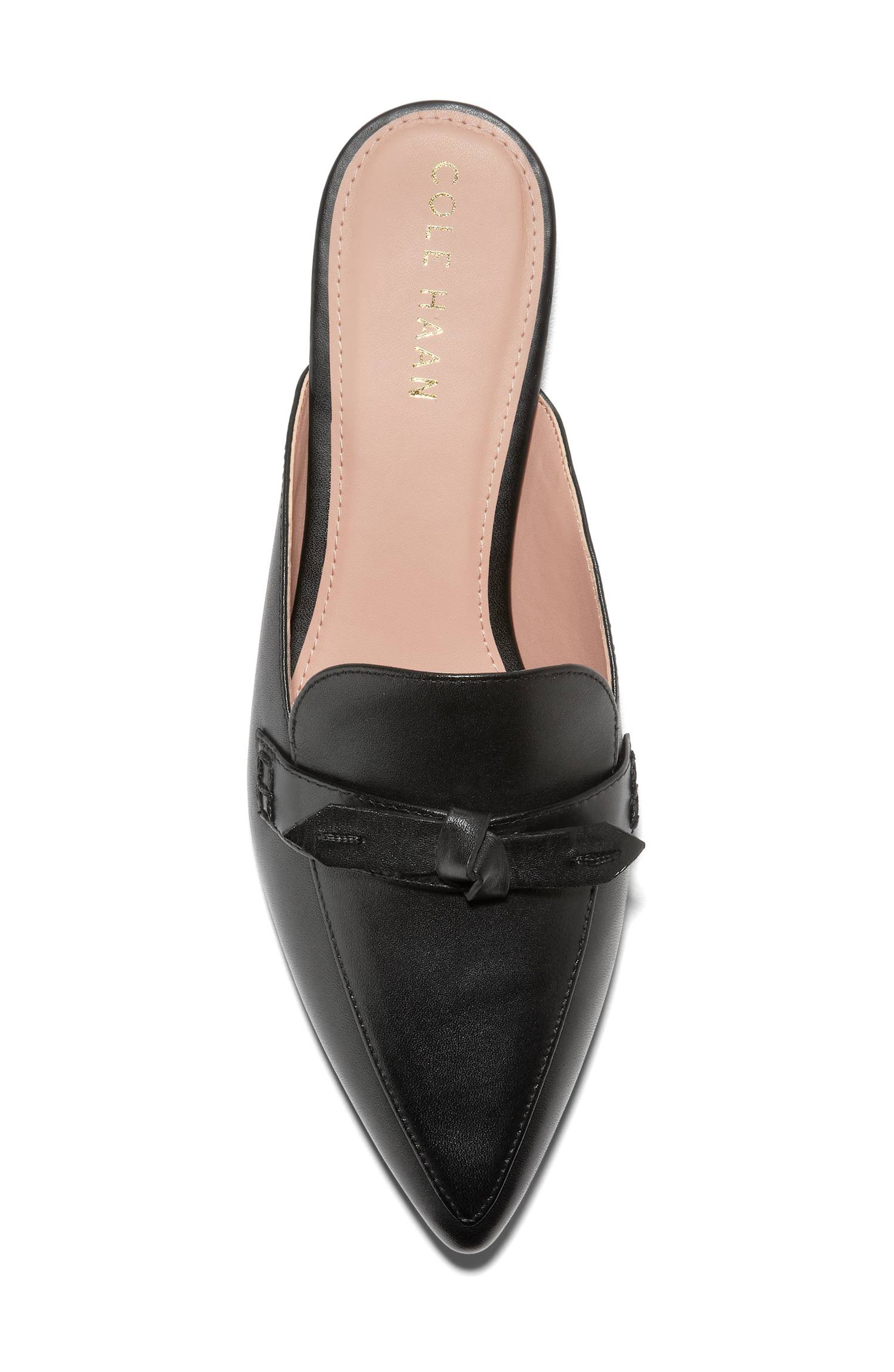 Cole Haan Piper Bow Mule, Alternate, color, Black Ltr