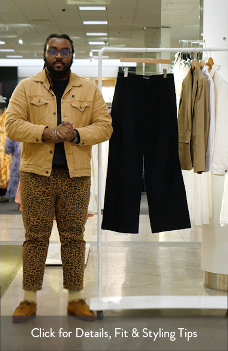 Eliot Cotton & Linen Wide Leg Pants, sales video thumbnail