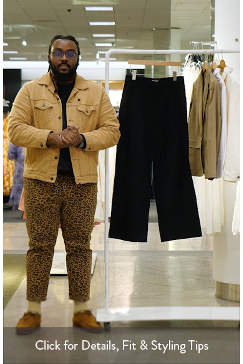 Eliot Cotton & Linen Wide Leg Pants video