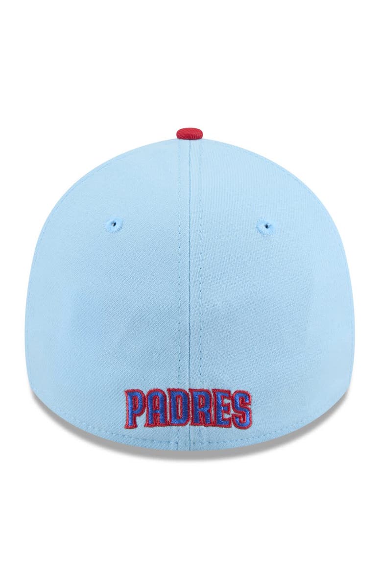 New Era Men's New Era Light Blue/Red San Diego Padres 2025 Fourth of July 39THIRTY Flex Hat, Alternate, color, Light Blue