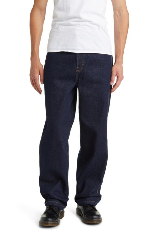Madison Baggy Fit Jeans (Rinsed Indigo Blue)