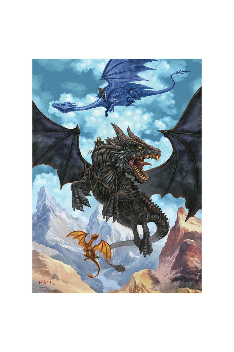 Dragon Rider 1000 Piece Puzzle, Alternate, color, Multicolored