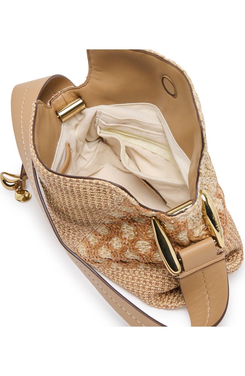 Dolce Vita Matilda Patchwork Raffia Shoulder Bag, Alternate, color,