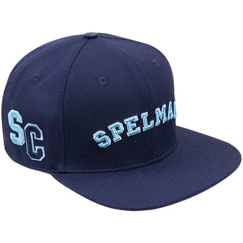 Men's Pro Standard  Navy Spelman College Jaguars Evergreen Spelman Snapback Hat
