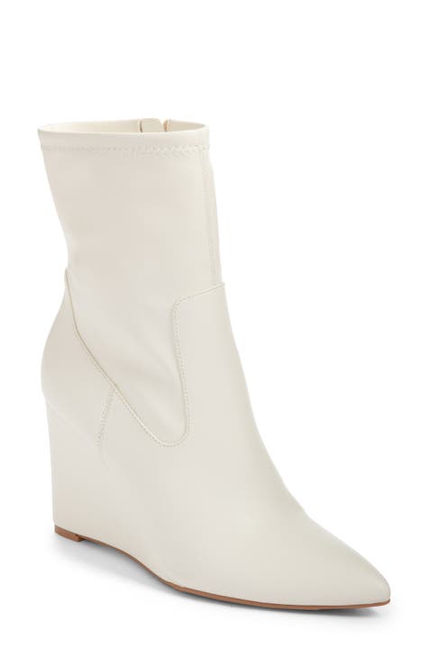 Jimmie Pointed Toe Wedge Bootie (Women)