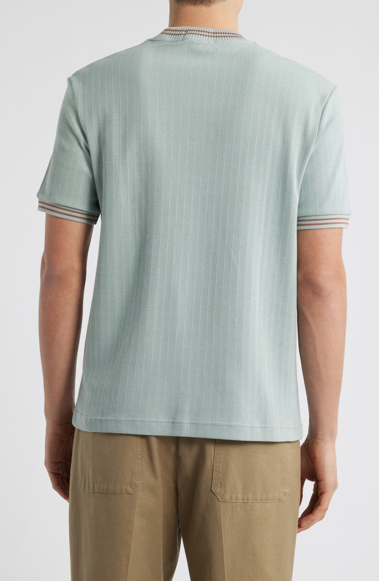 Fred Perry Tipped Cotton Rib T-Shirt, Alternate, color, 