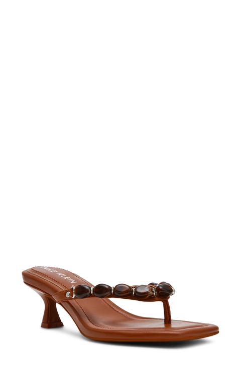 Gwenn Stone Embellished Thong Sandal (Women)